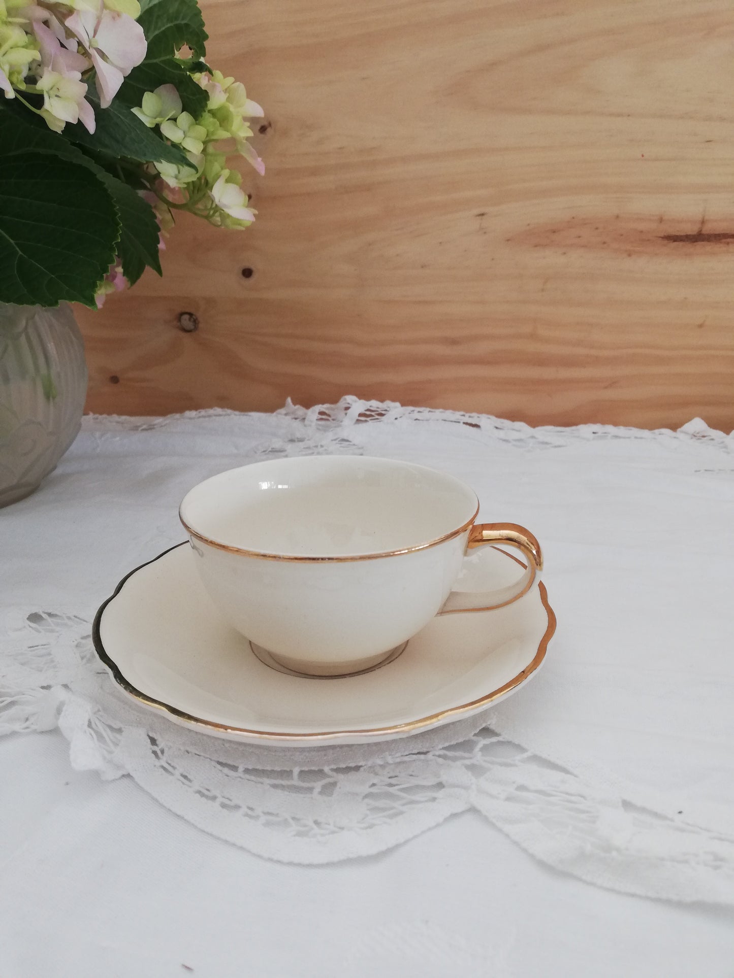 Tasse et Sous Tasse crème Villeroy et Boch