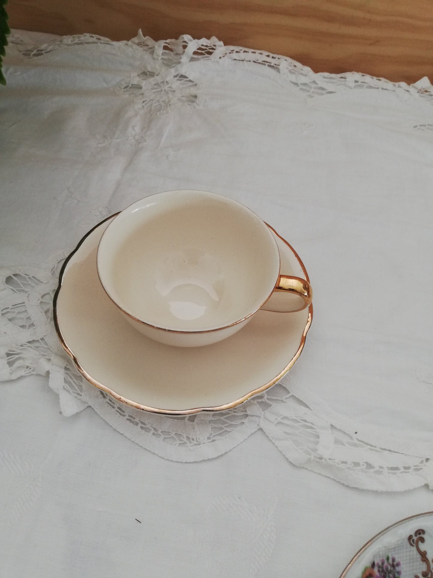 Tasse et Sous Tasse crème Villeroy et Boch