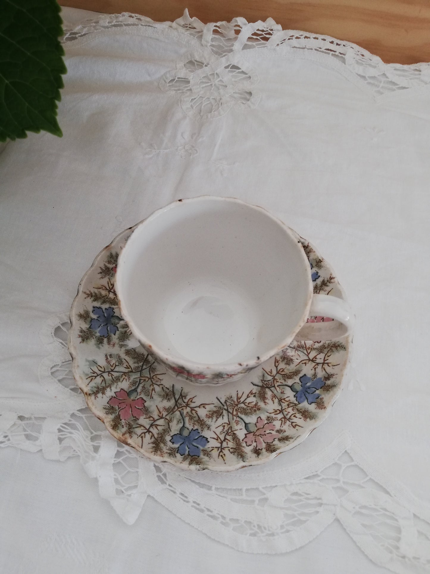 Tasse et Sous tasse Sarreguemines