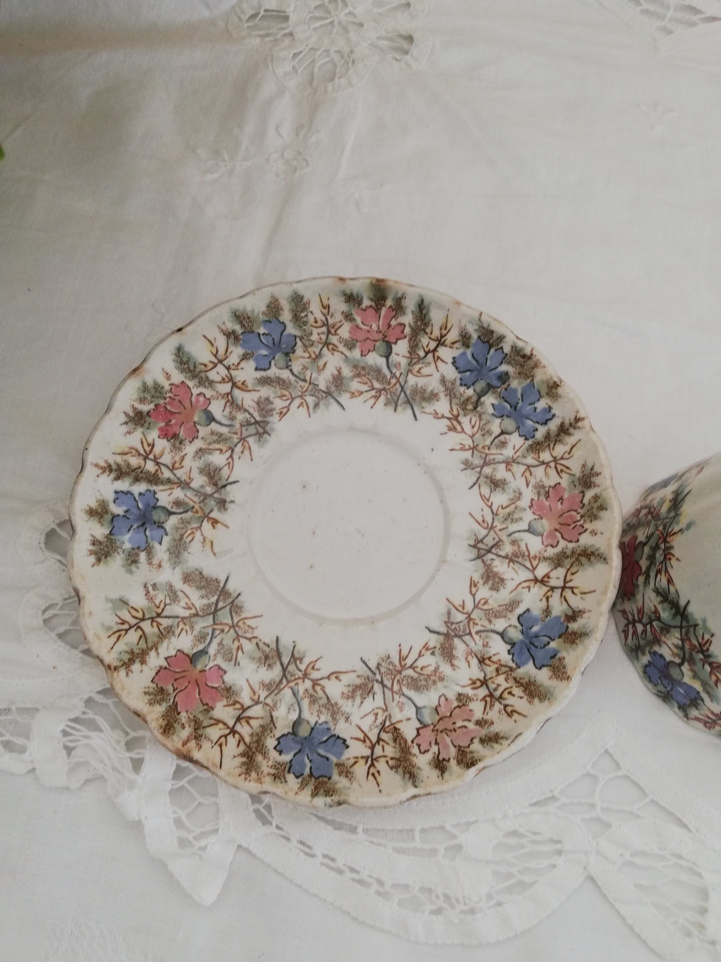 Tasse et Sous tasse Sarreguemines
