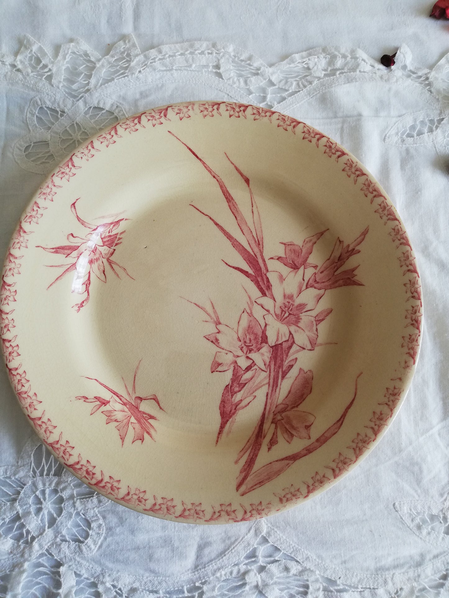 Assiette Gien Glaieuls