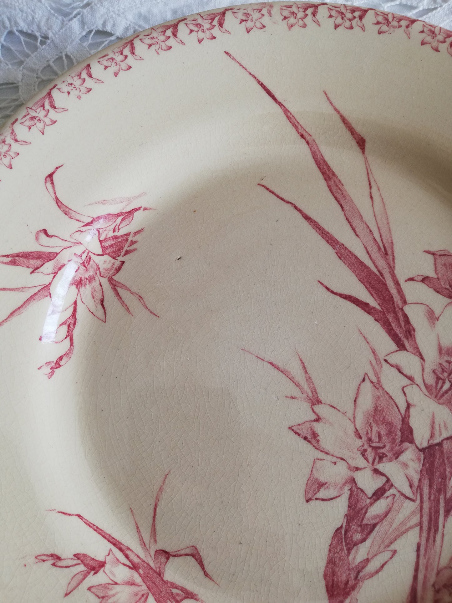 Assiette Gien Glaieuls