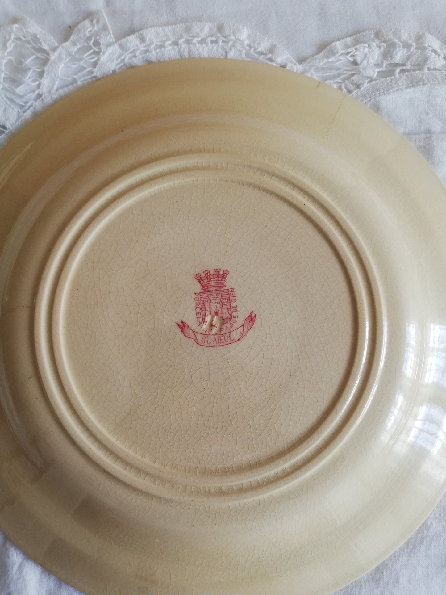 Assiette Gien Glaieuls