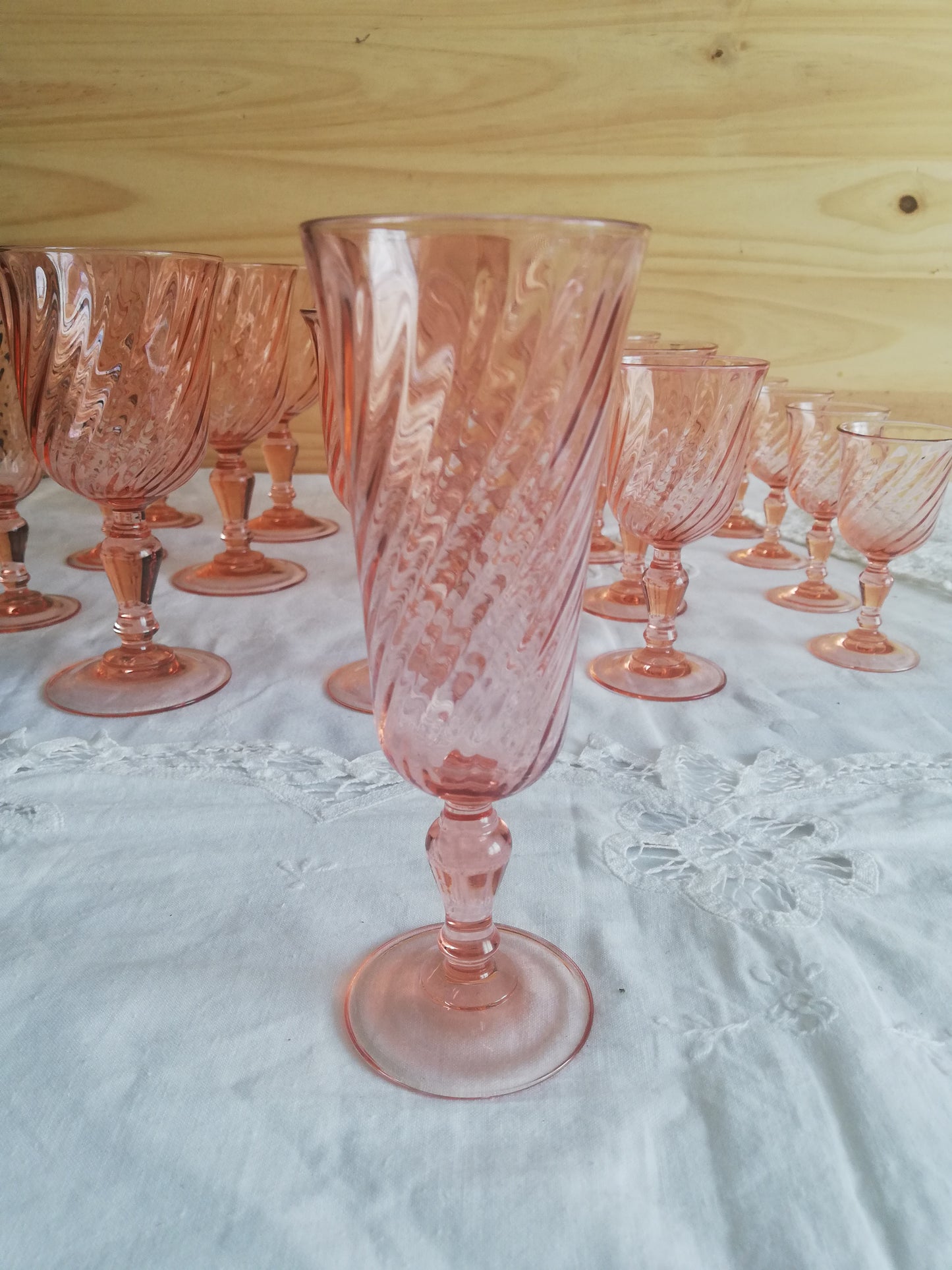 Flute Verre Rosaline