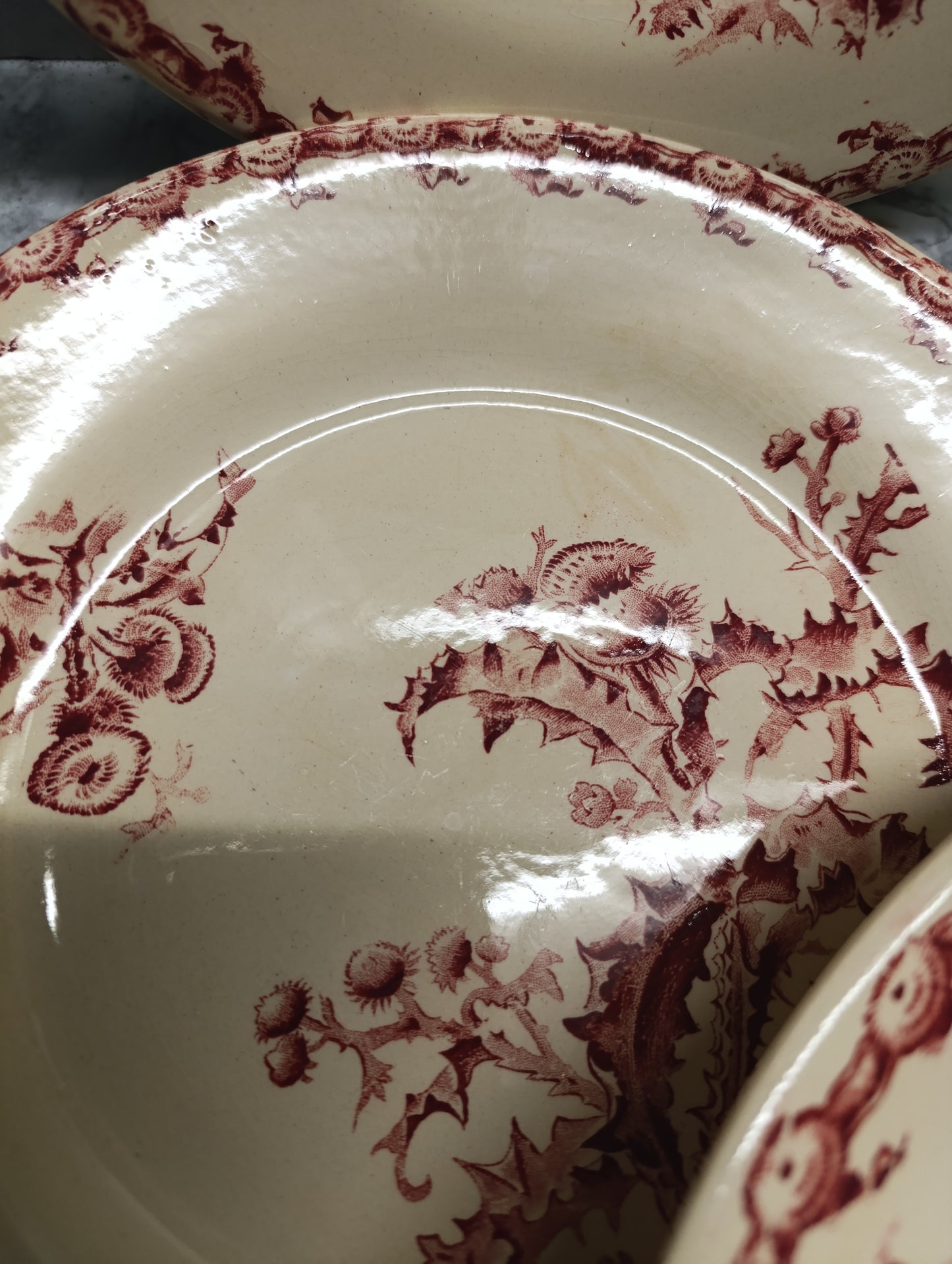 Assiette Chardon Gien