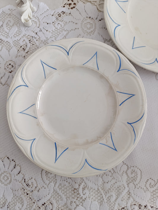 Assiette terre de fer HB Choisy le Roi