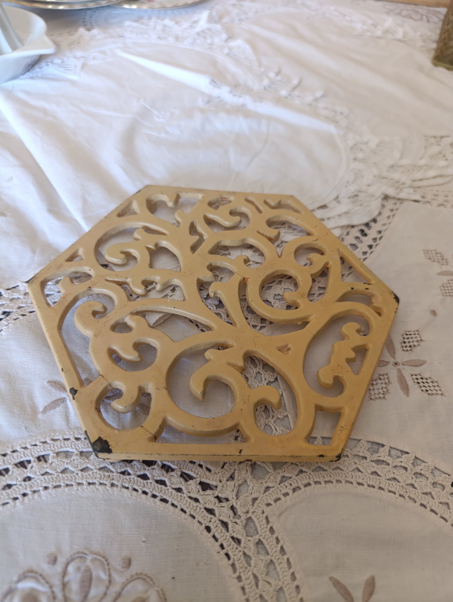Dessous de plat fonte émaillée
