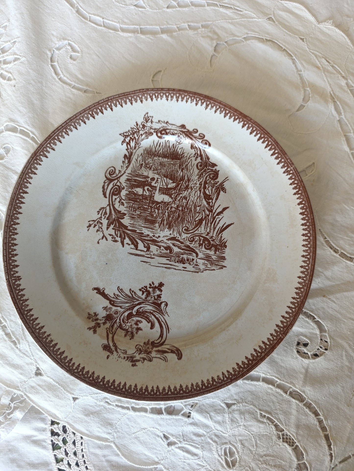 Assiette Rocaille Pexonne terre de fer