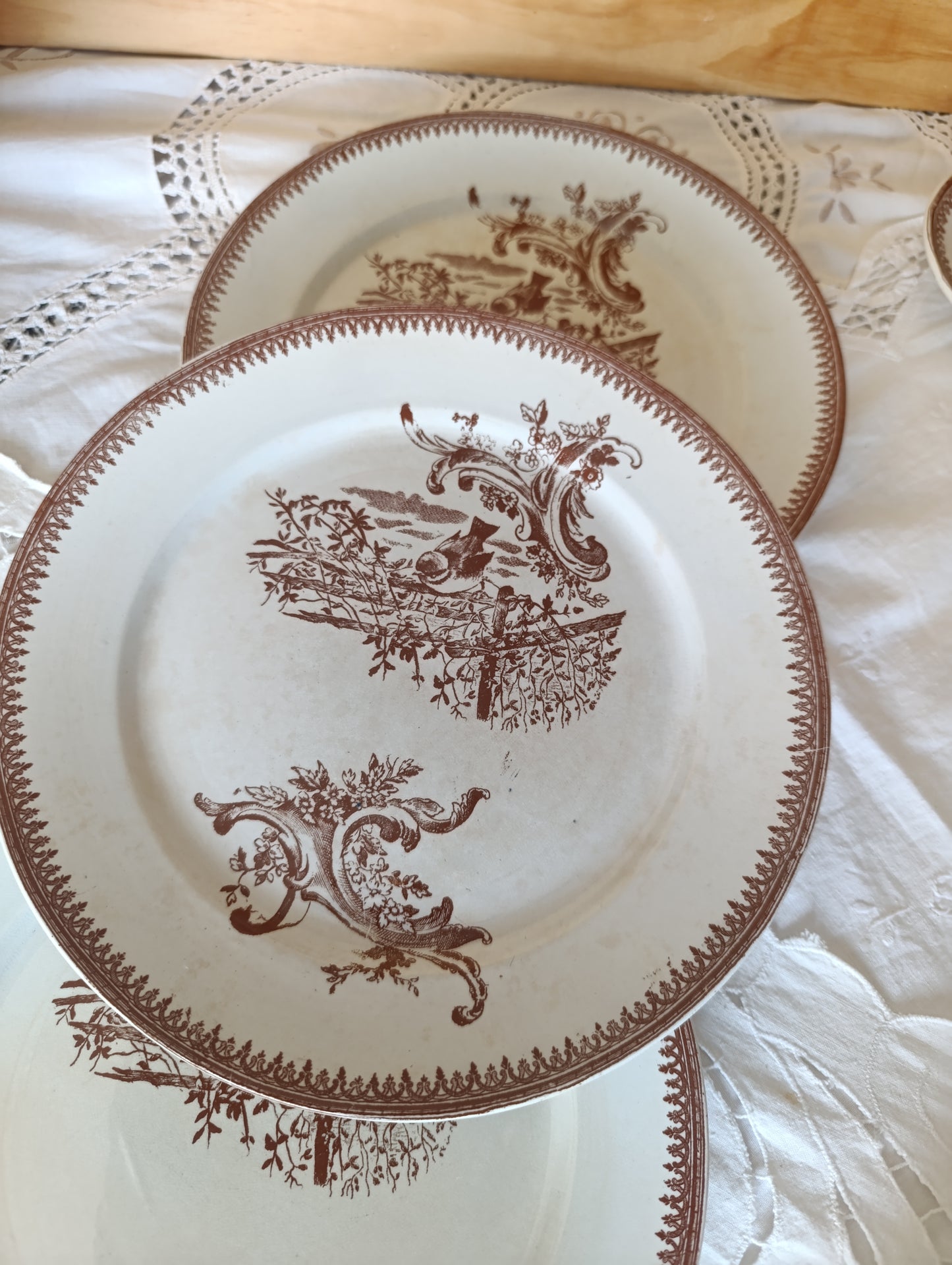 Assiette Rocaille terre de fer Pexonne