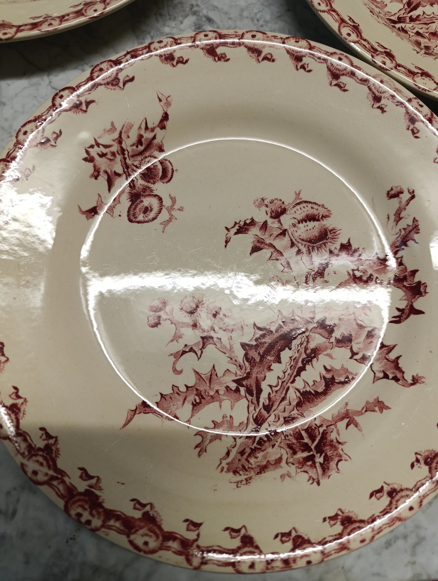 Assiette Chardon Gien