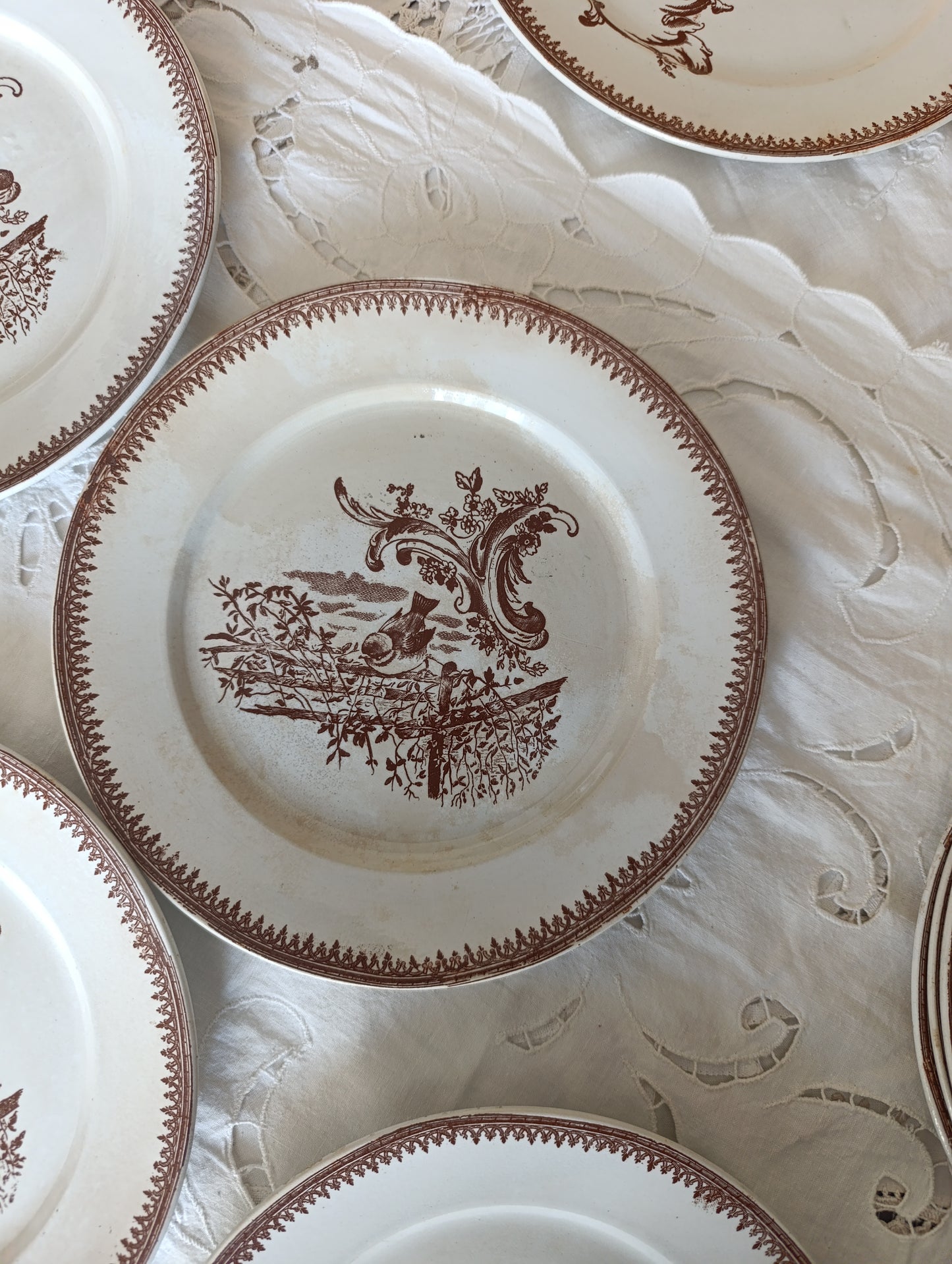 Assiette terre de fer Rocaille de Pexonne