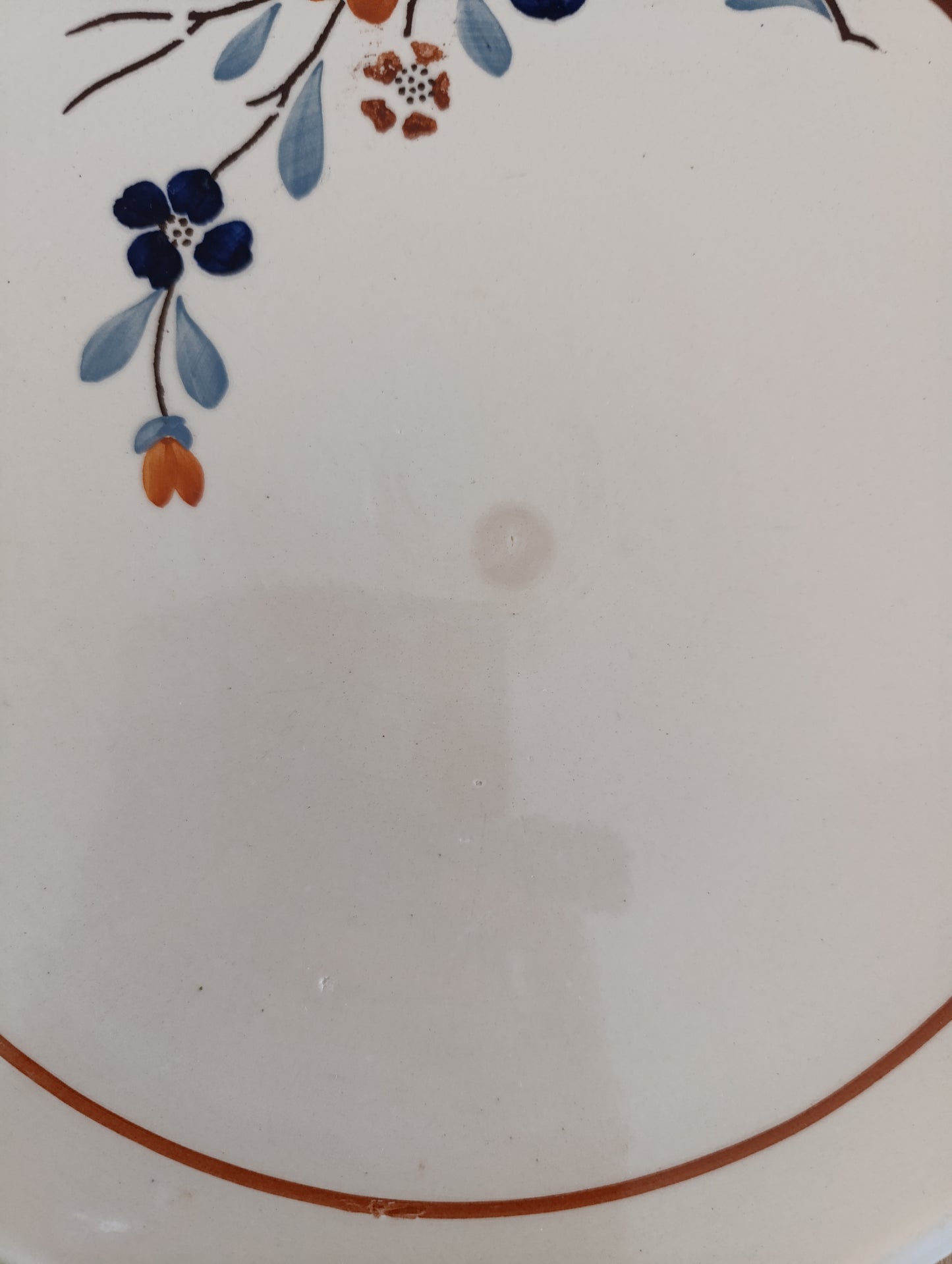 Plat à tarte Terre de fer Sarreguemines