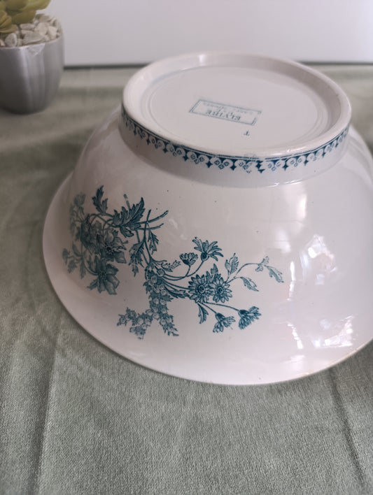 Saladier terre de fer Elvire Sarreguemines