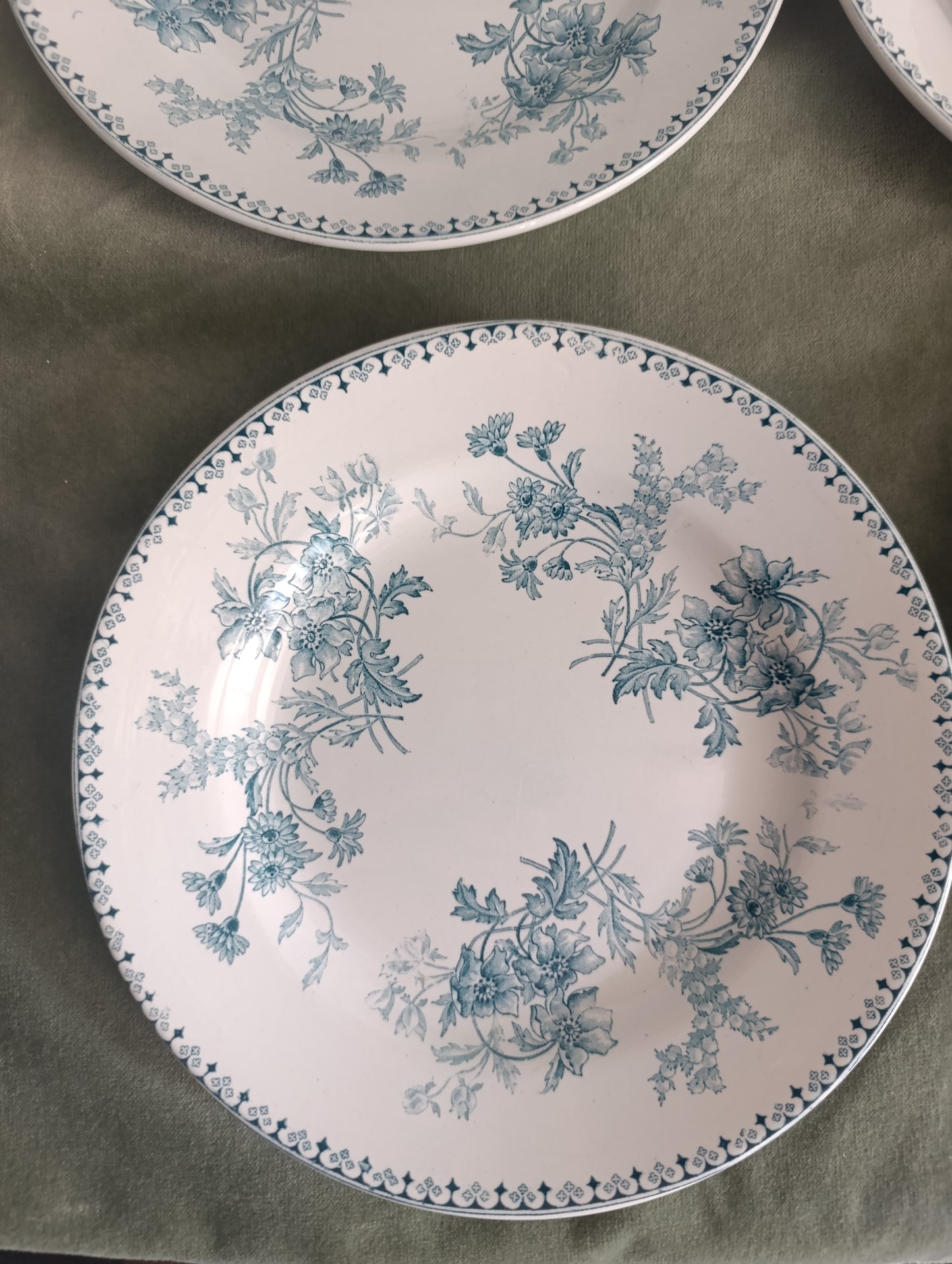 Assiette plate Elvire Sarreguemines
