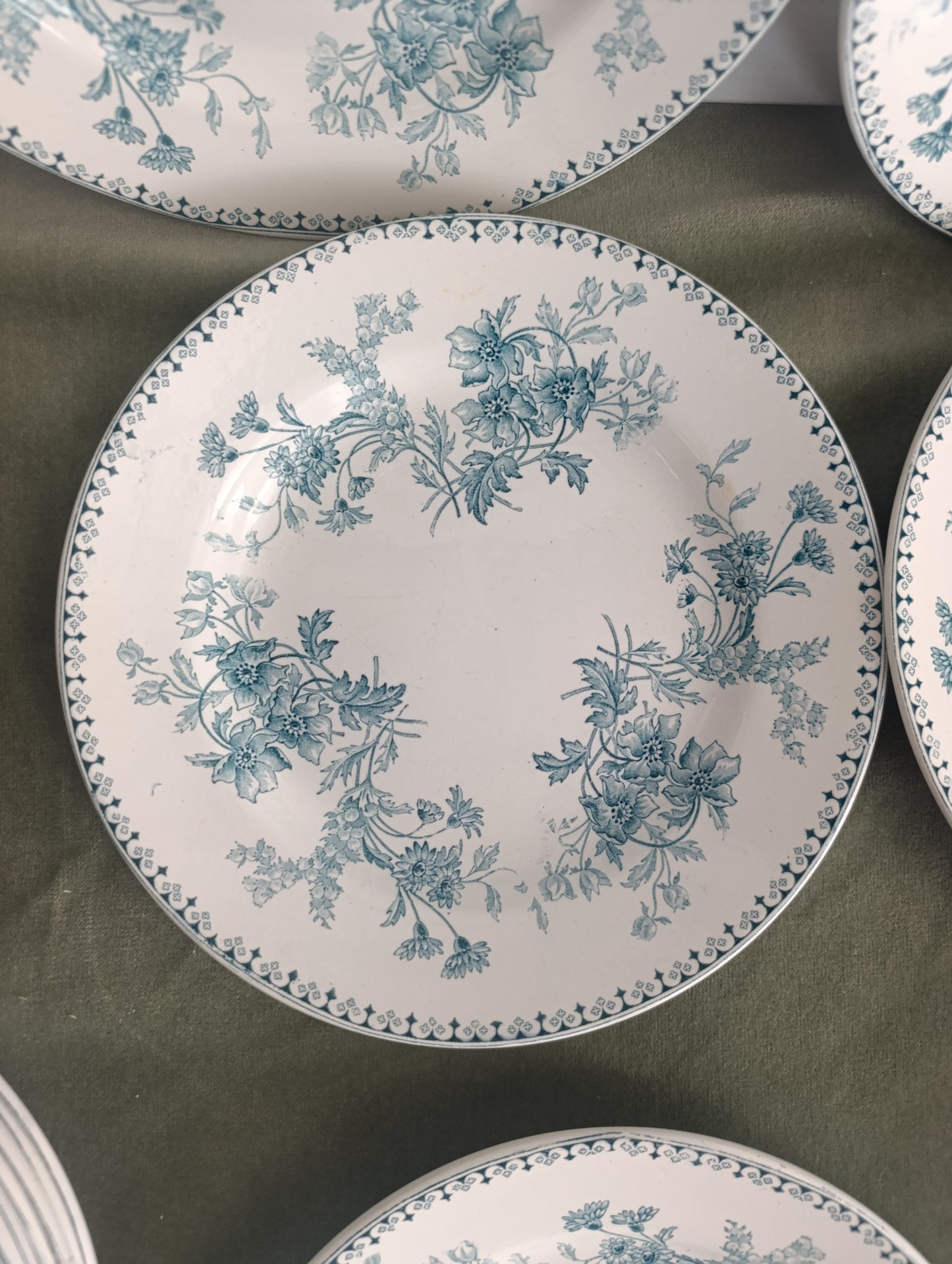 Assiette plate Elvire Sarreguemines