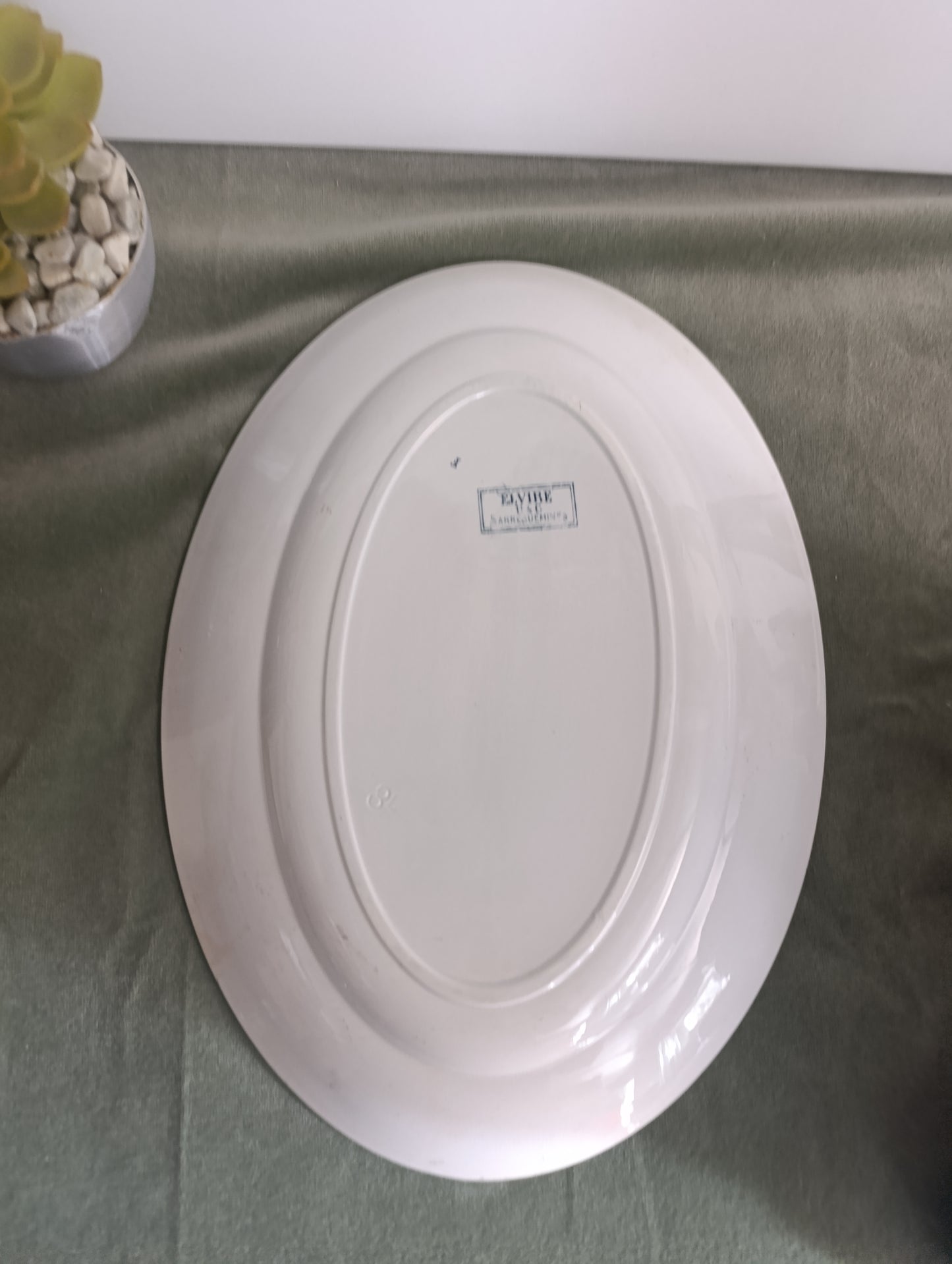 Plat oval Elvire Sarreguemines