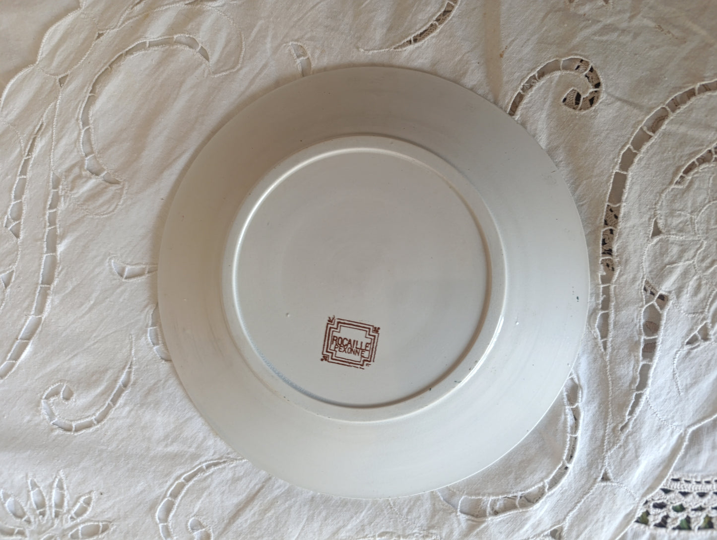 Assiette dessert Rocaille Pexonne