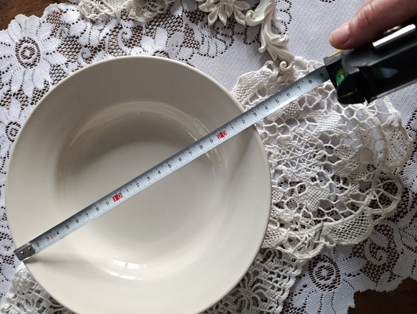 Assiette creuse Terre de fer Ivoire Digoin Sarreguemines