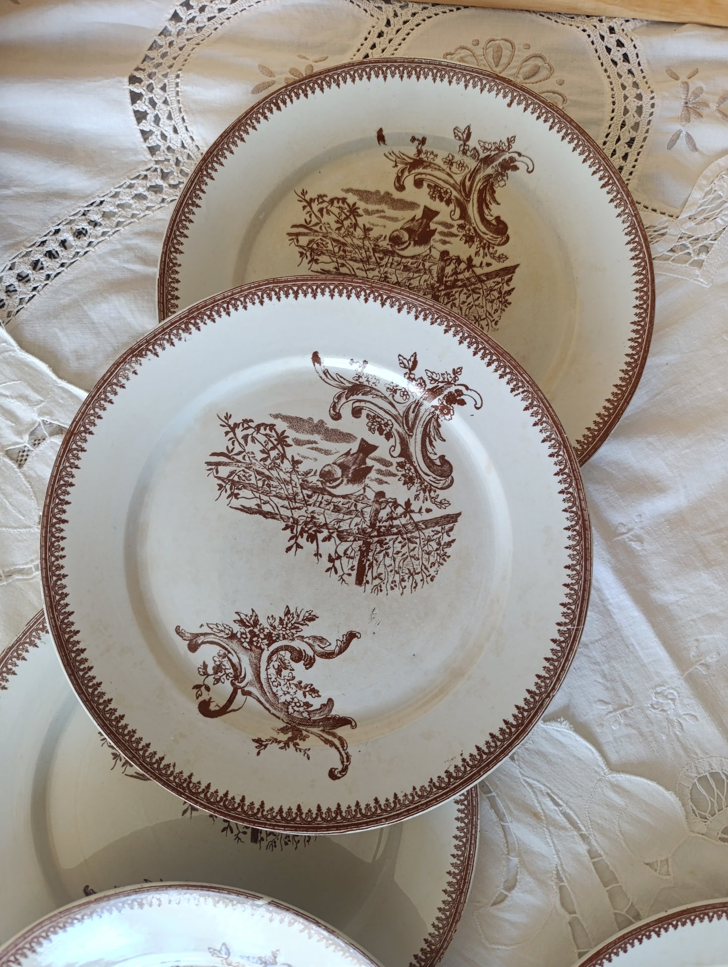 Assiette Rocaille terre de fer Pexonne