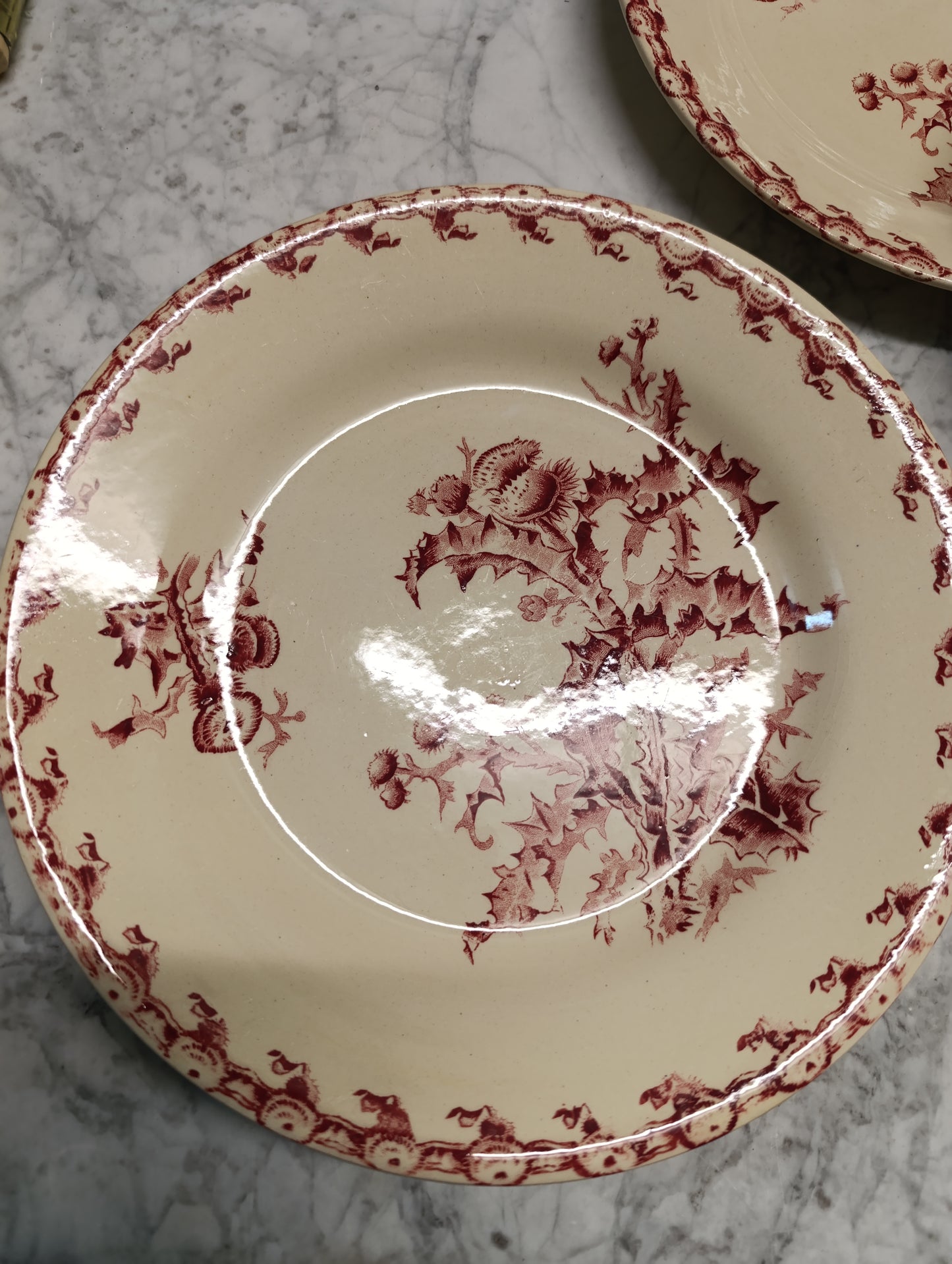 Assiette Chardon Gien