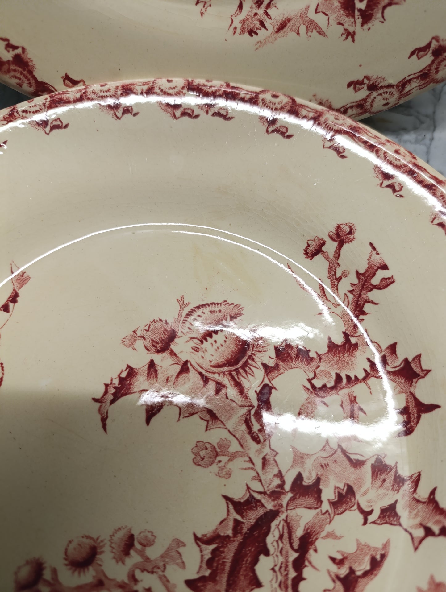 Assiette Chardon Gien