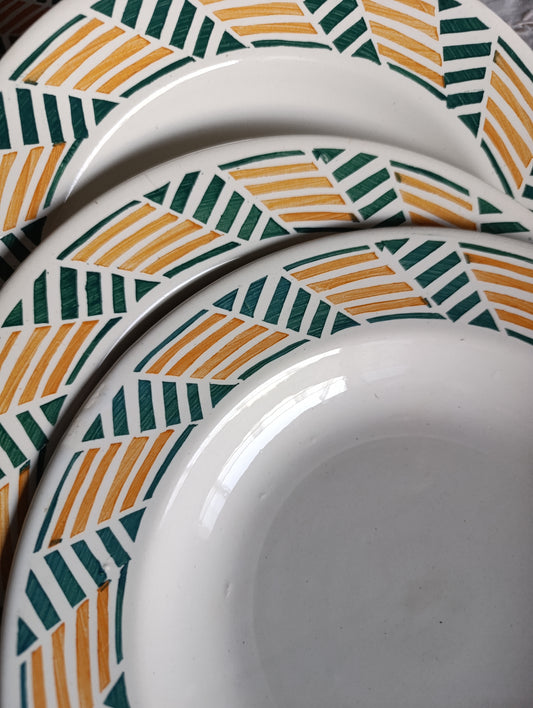 Assiettes creuses Giselle Givors terre de fer
