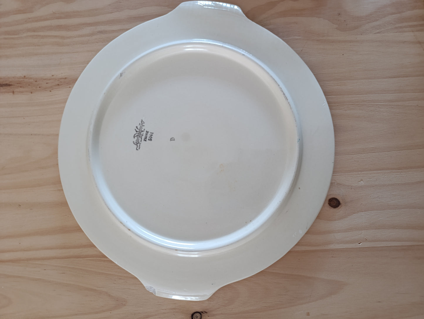 Plat à tarte Terre de fer Sarreguemines