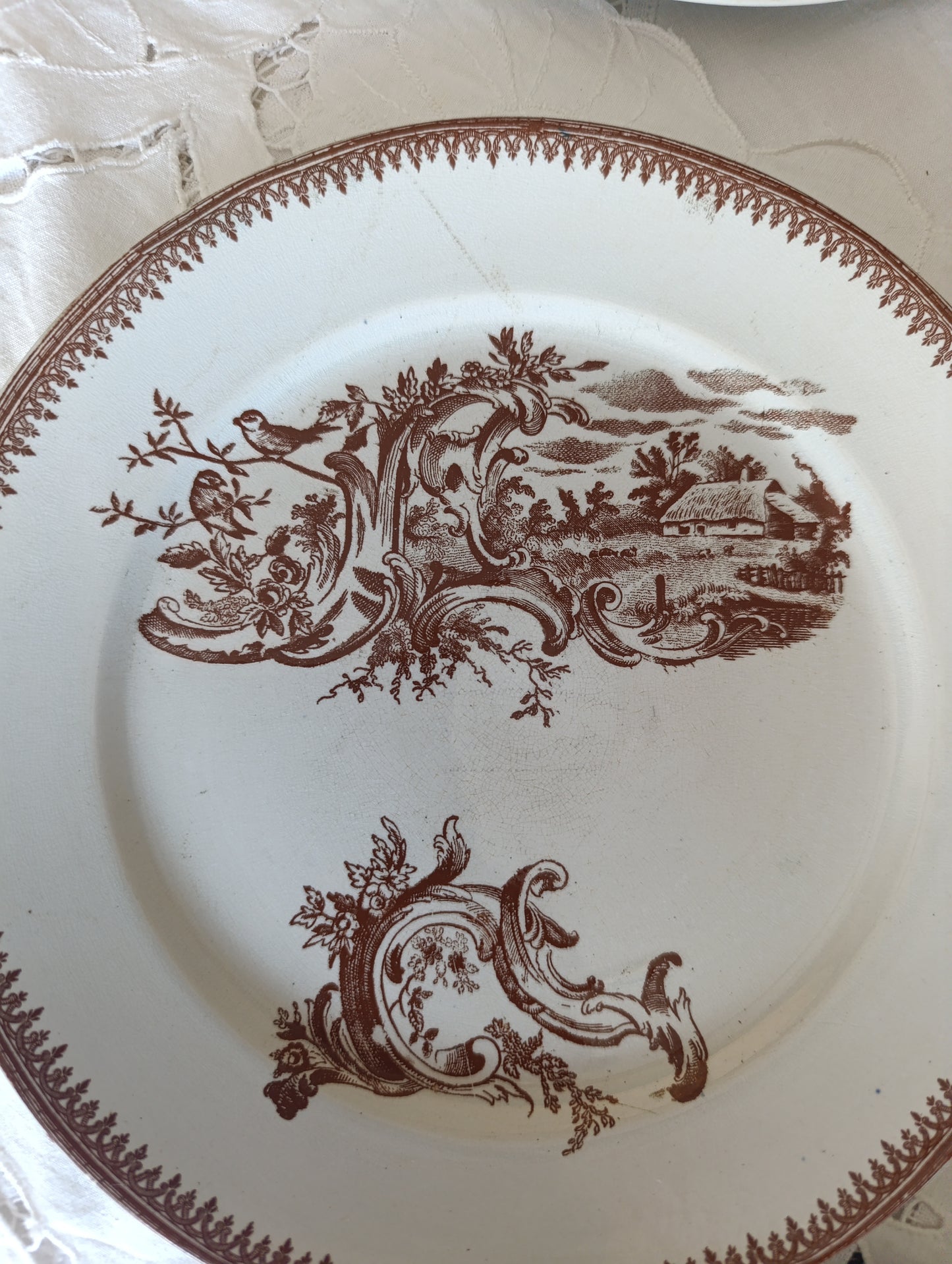 Assiette Rocaille Pexonne terre de fer