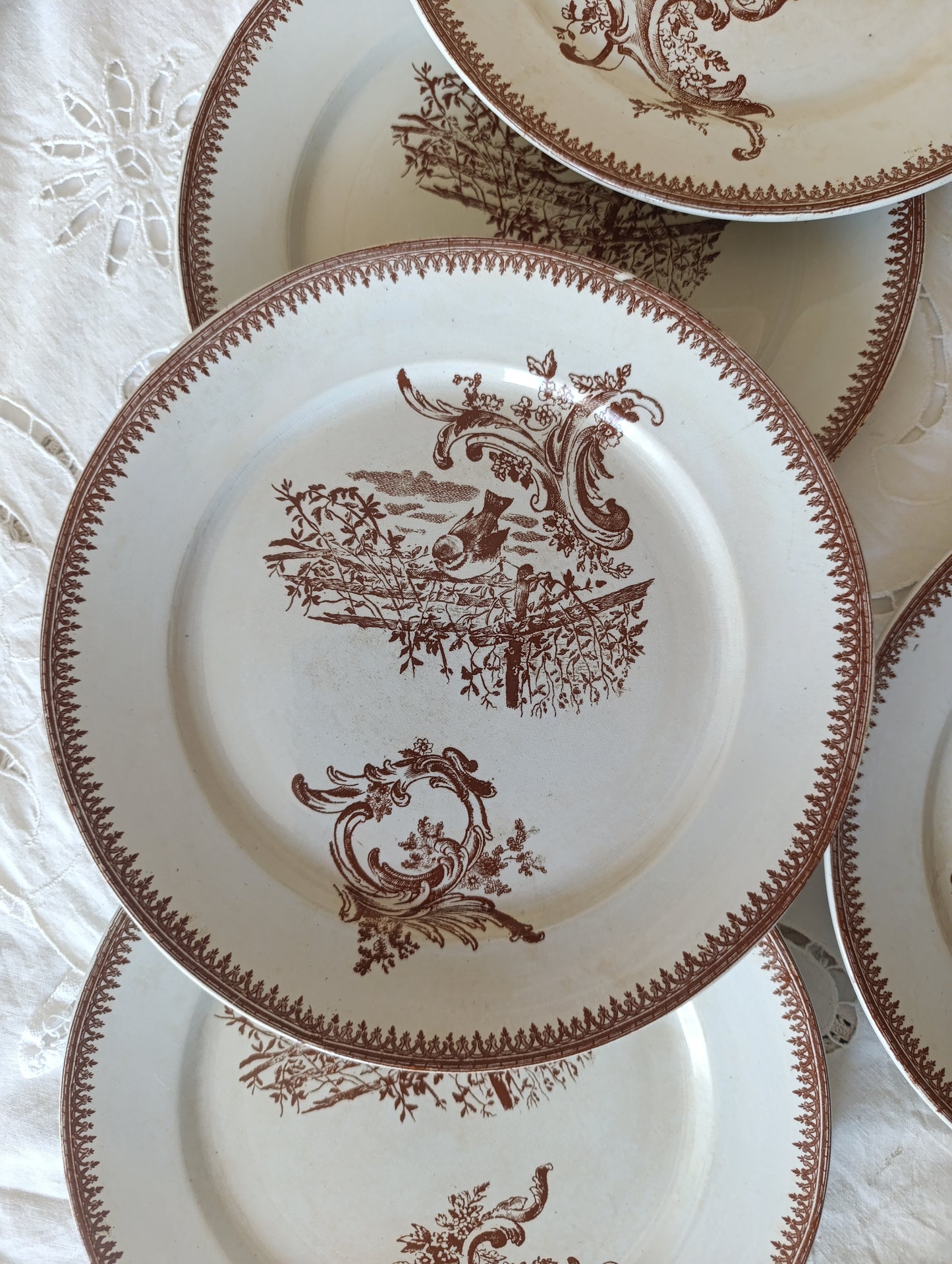 Assiette Rocaille terre de fer Pexonne