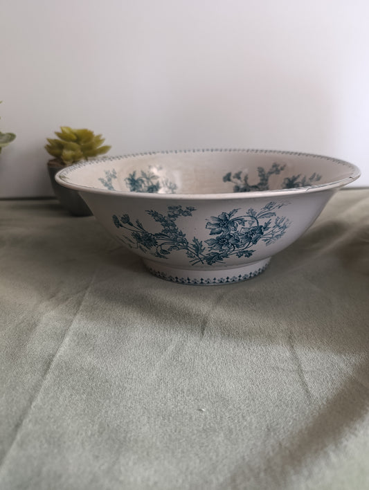 Saladier terre de fer Elvire Sarreguemines