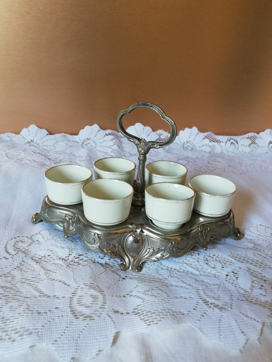 coquetiers et porte coquetiers 19ème siecle