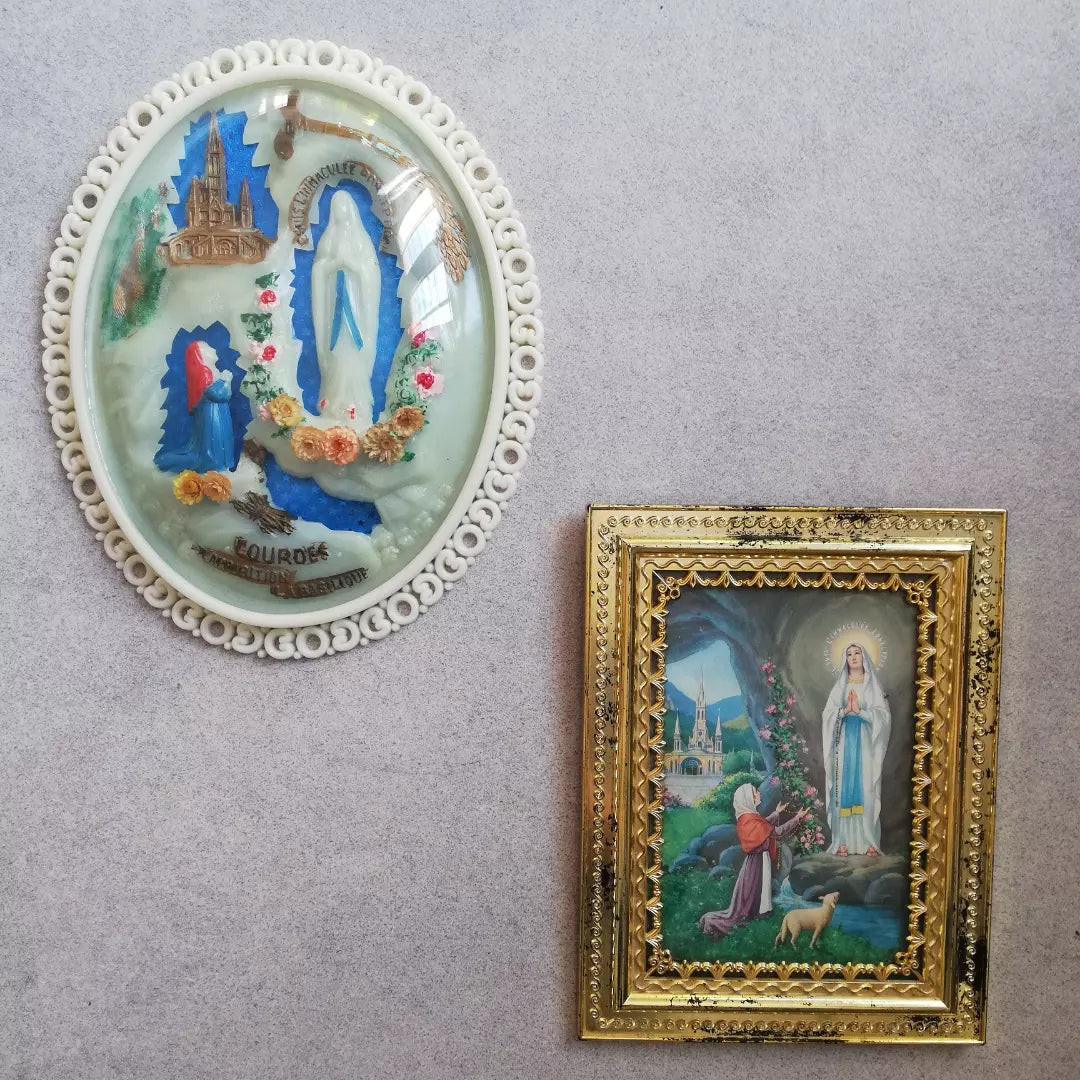 cadre oval Lourdes