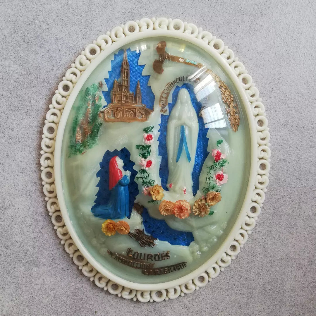 cadre oval Lourdes