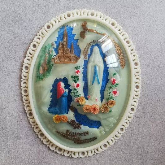 cadre oval Lourdes