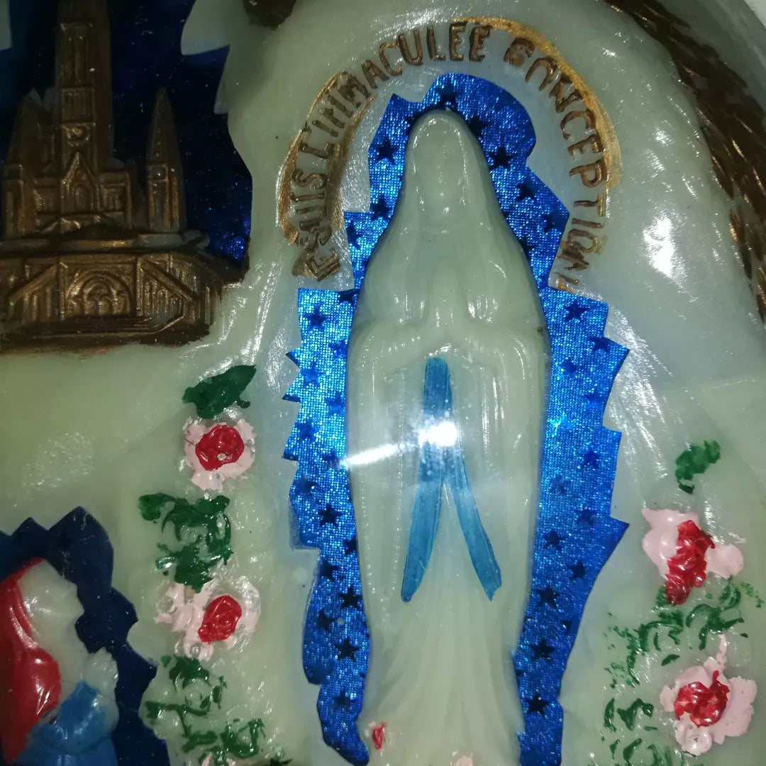 cadre oval Lourdes