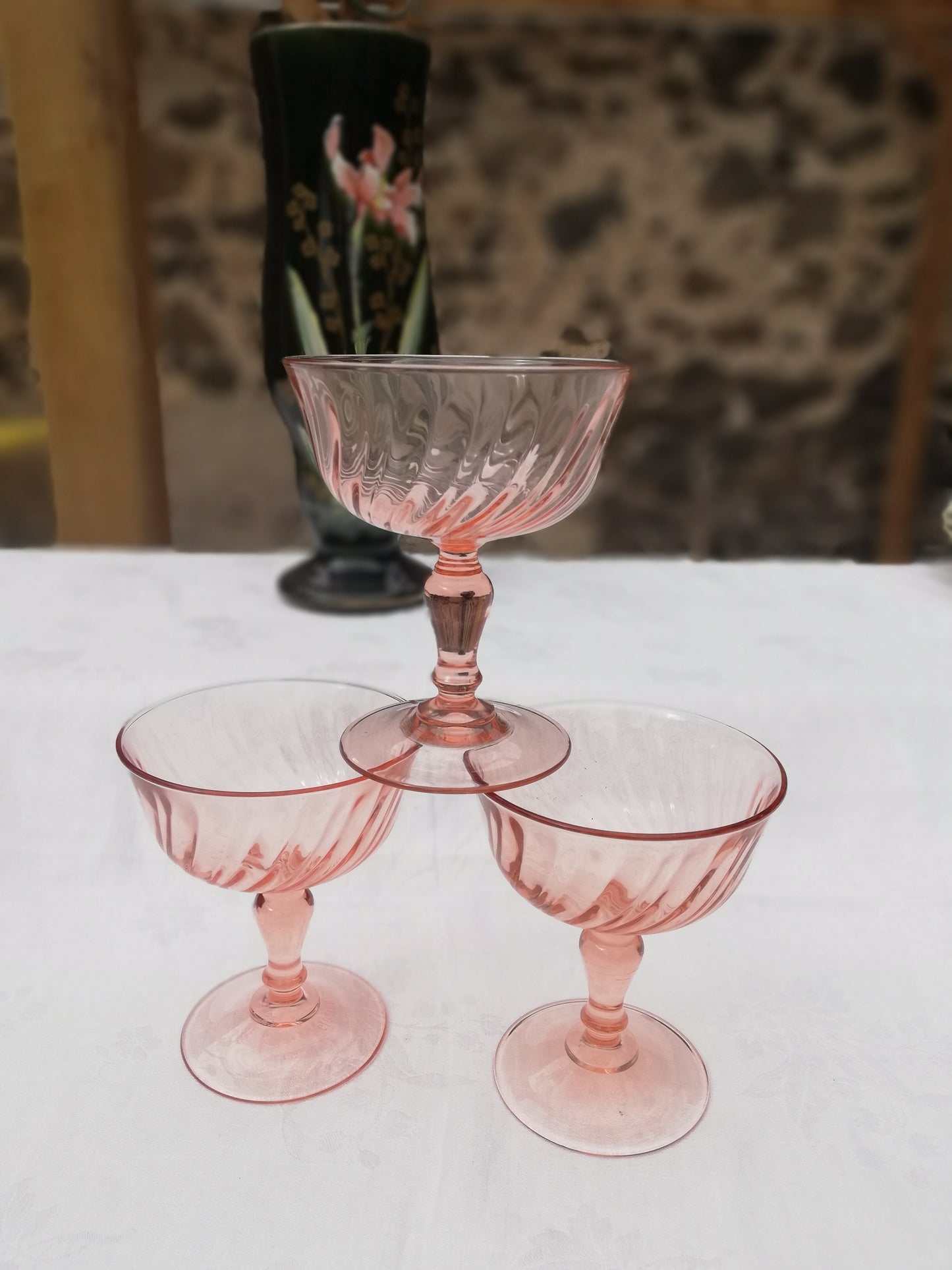 Coupe verre rosaline Luminarc