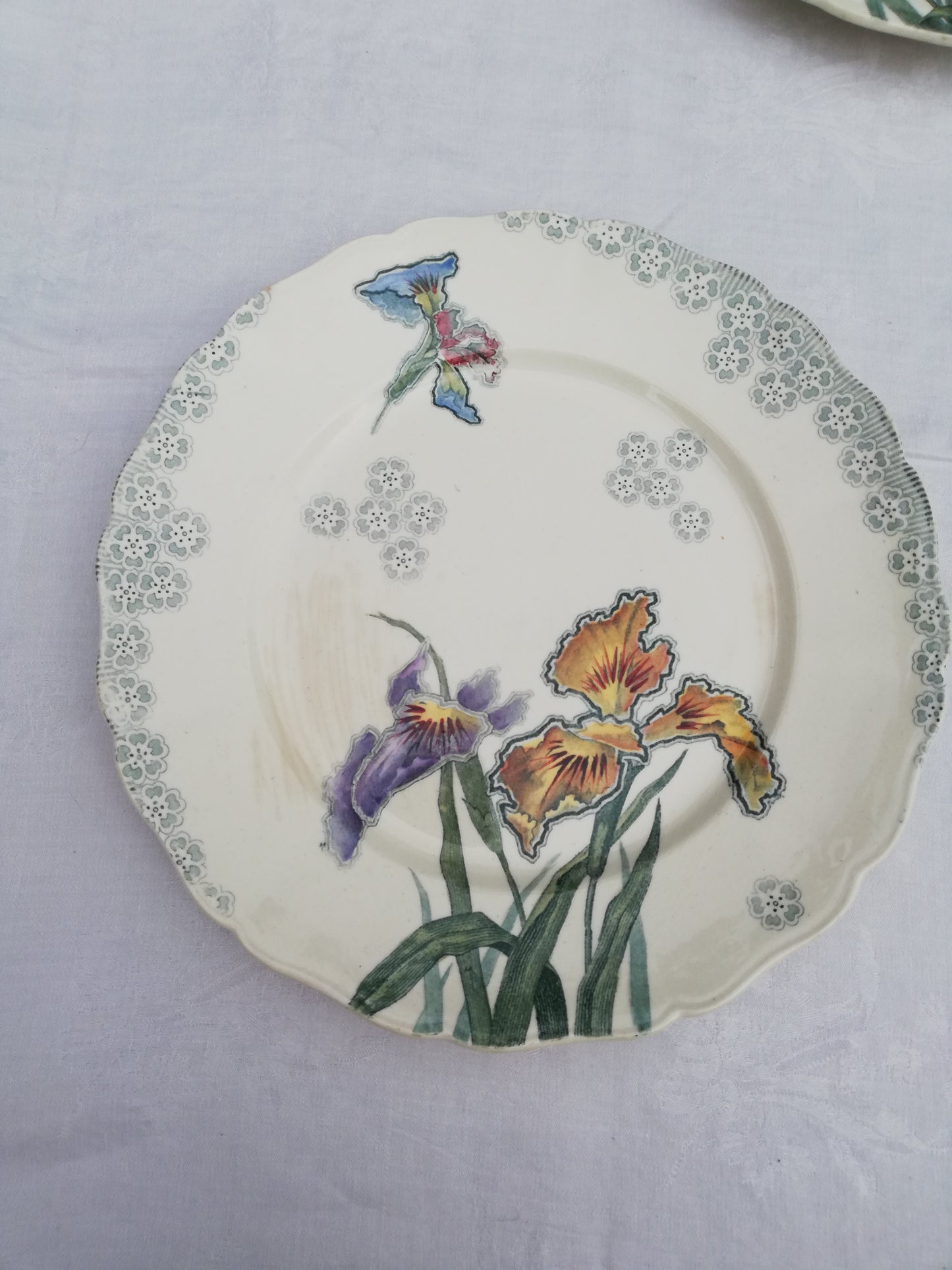 Assiette plate Iris Choisy le Roi