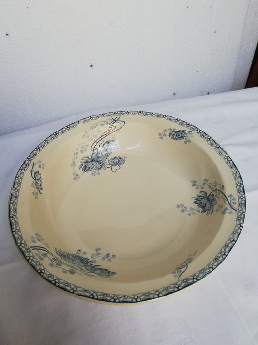 Plat oval creux Royat Sarreguemines
