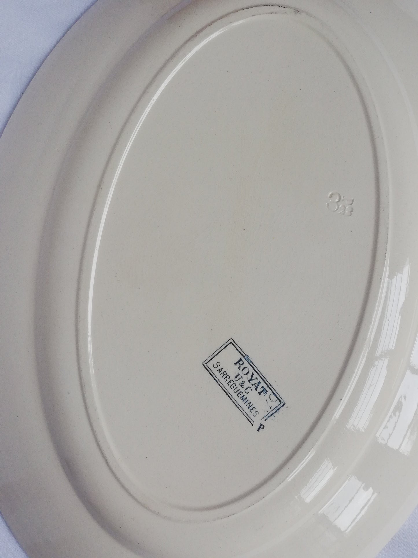 plat oval royat Sarreguemines