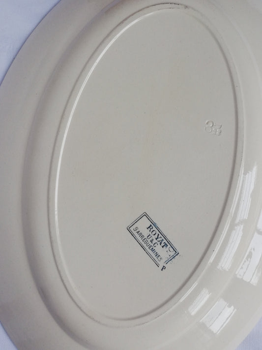 plat oval royat Sarreguemines