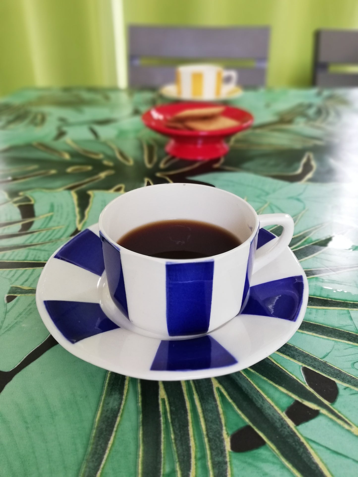 Tasse à thé Digoin Sarreguemines