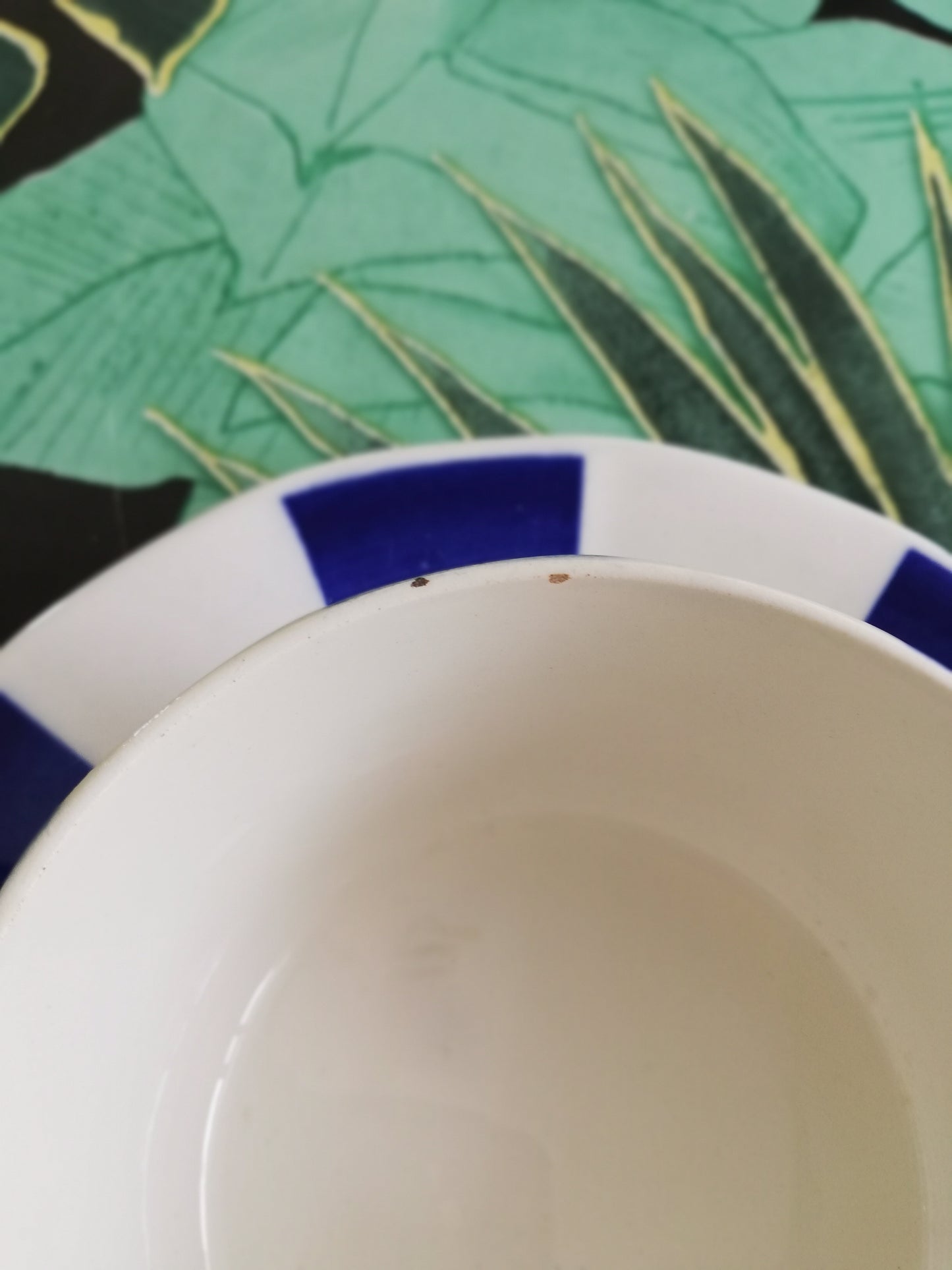 Tasse à thé Digoin Sarreguemines