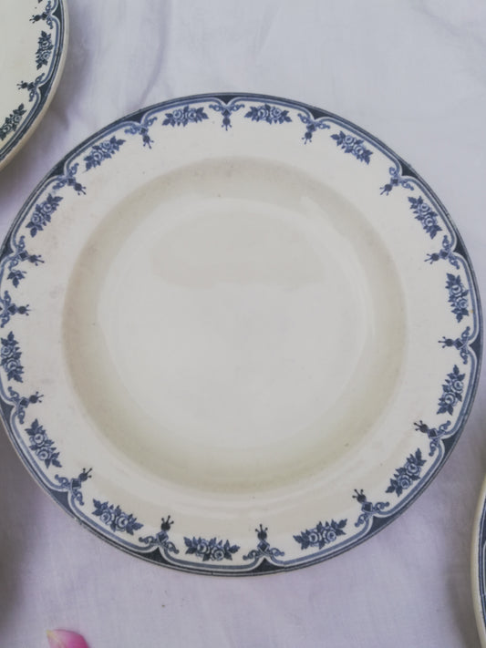 Assiette creuse Terre de fer Salins