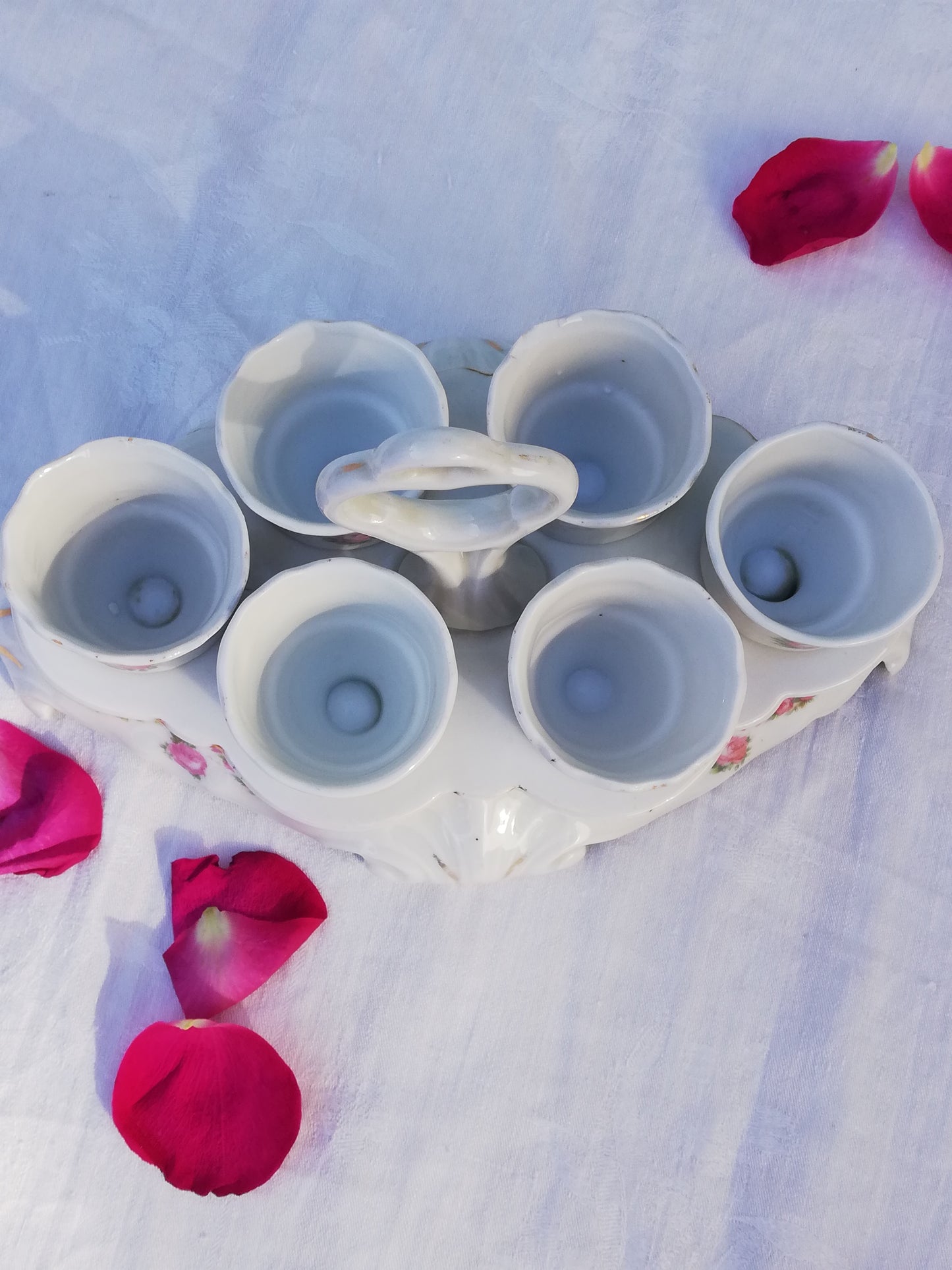 Oeufrier Porte Coquetier porcelaine