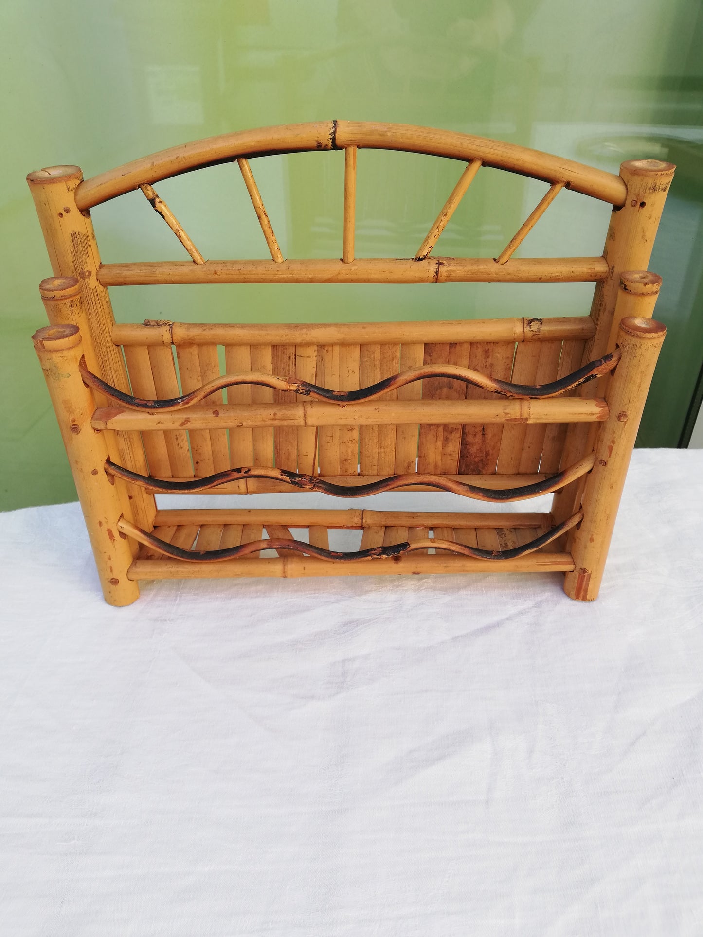 Porte courrier Bambou Vintage