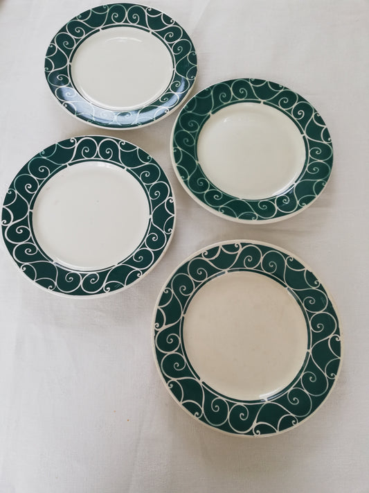 Assiette terre de fer Digoin Sarreguemines