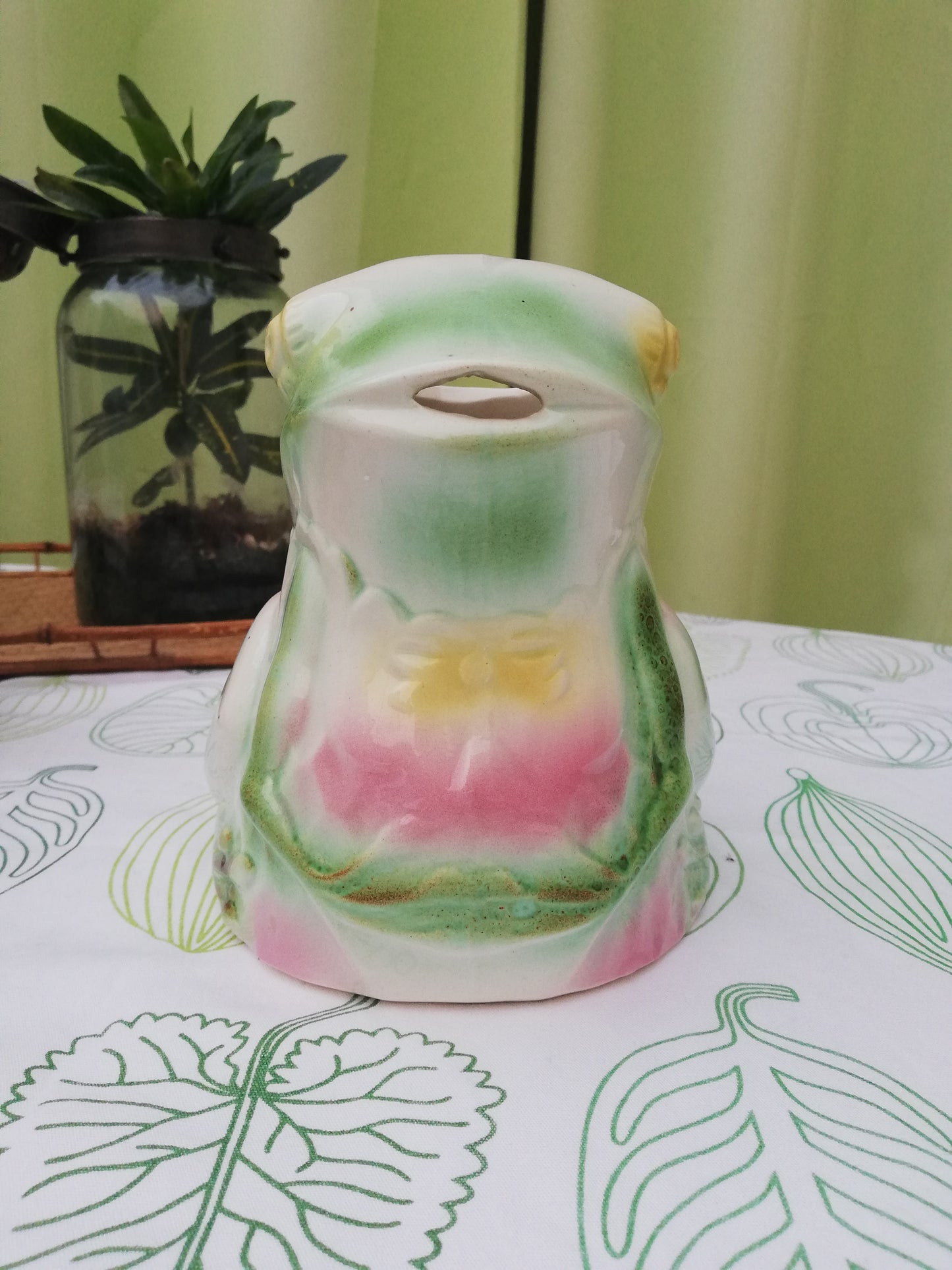 pichet sarreguemines barbotine grenouille