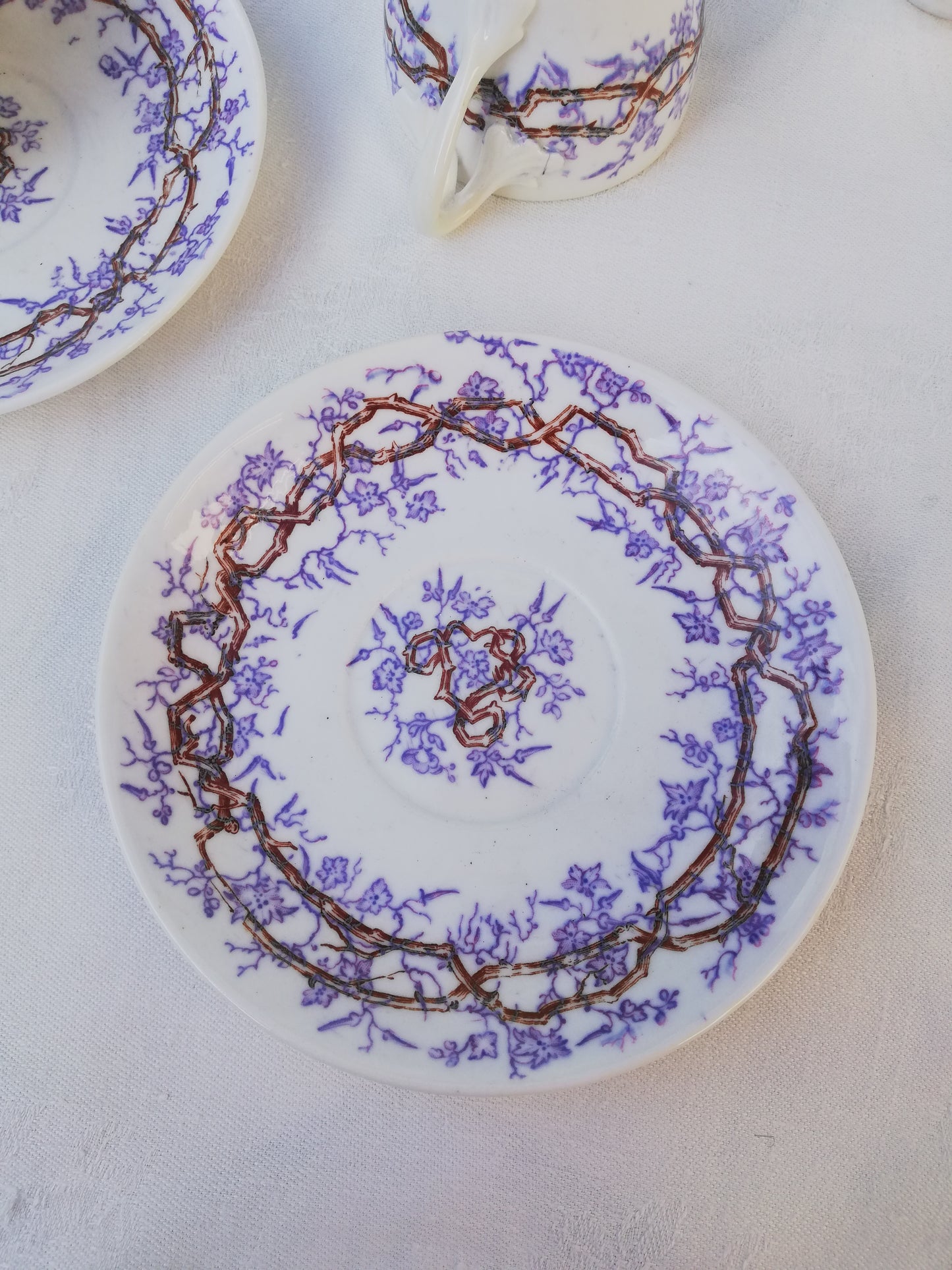 Tasse et Sous Tasse Sarreguemines