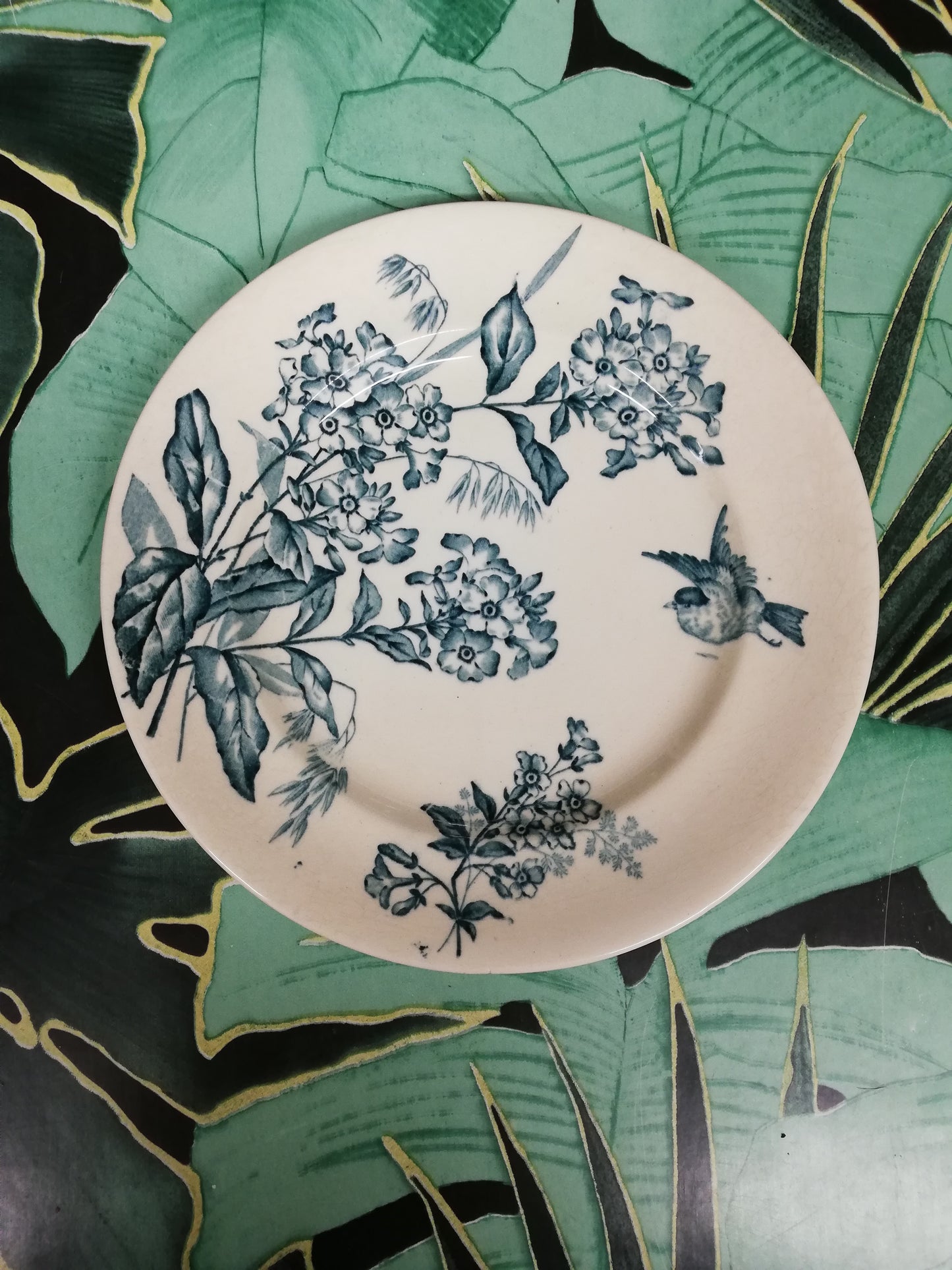 Assiette Terre de fer Longwy