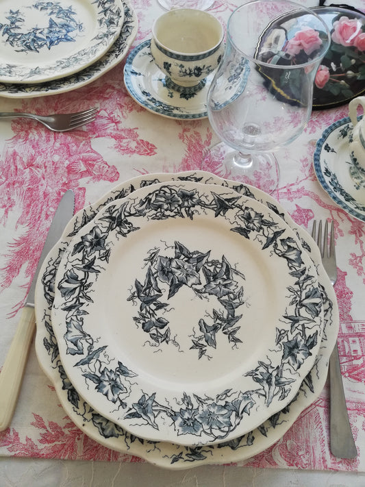 Assiette Terre de Fer Longchamp Liseron